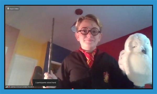 WCS Online students celebrate Spirit Week